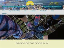 Tablet Screenshot of bridgeofthegodsrun.com